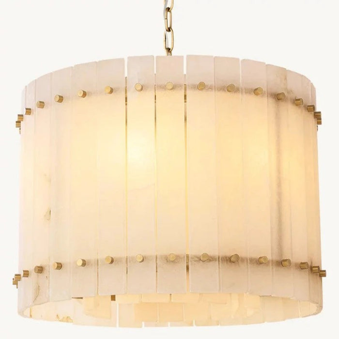 San Marc Alabaster Round Chandelier