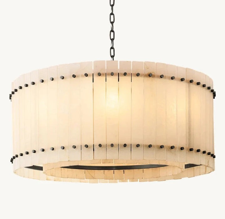 San Marc Alabaster Round Chandelier