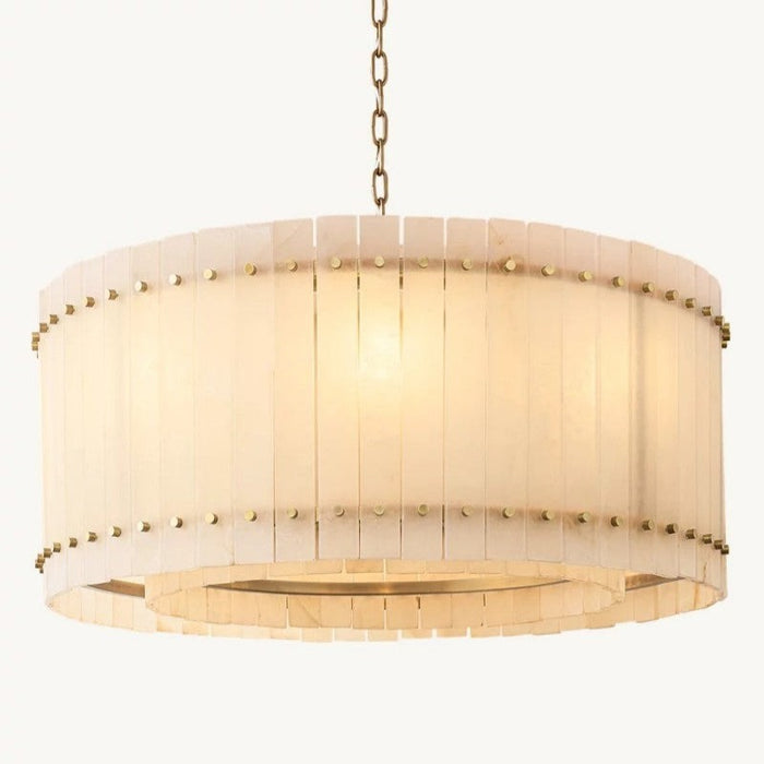 San Marc Alabaster Round Chandelier