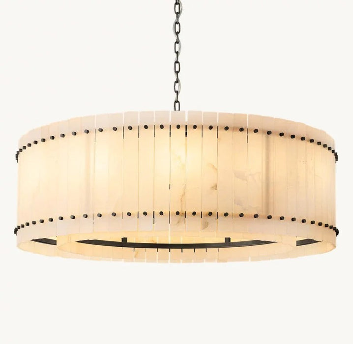 San Marc Alabaster Round Chandelier