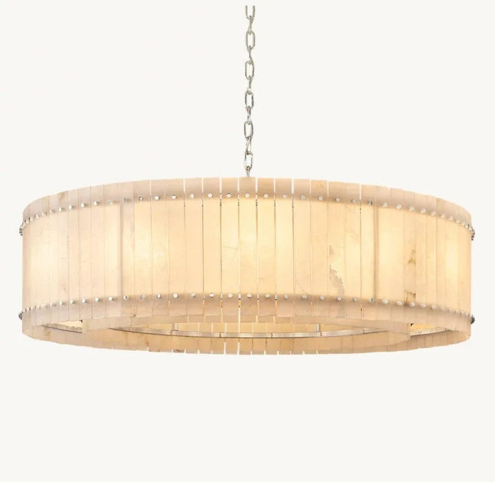 San Marc Alabaster Round Chandelier