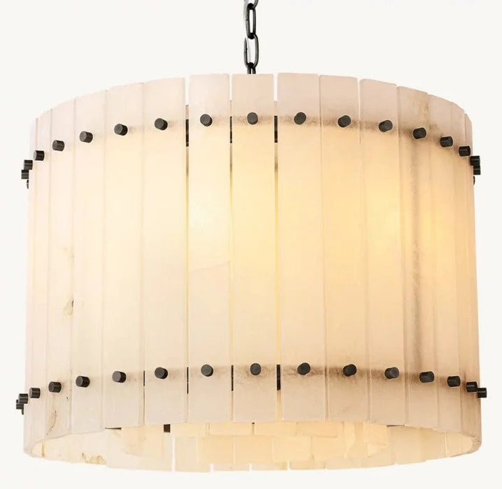 San Marc Alabaster Round Chandelier