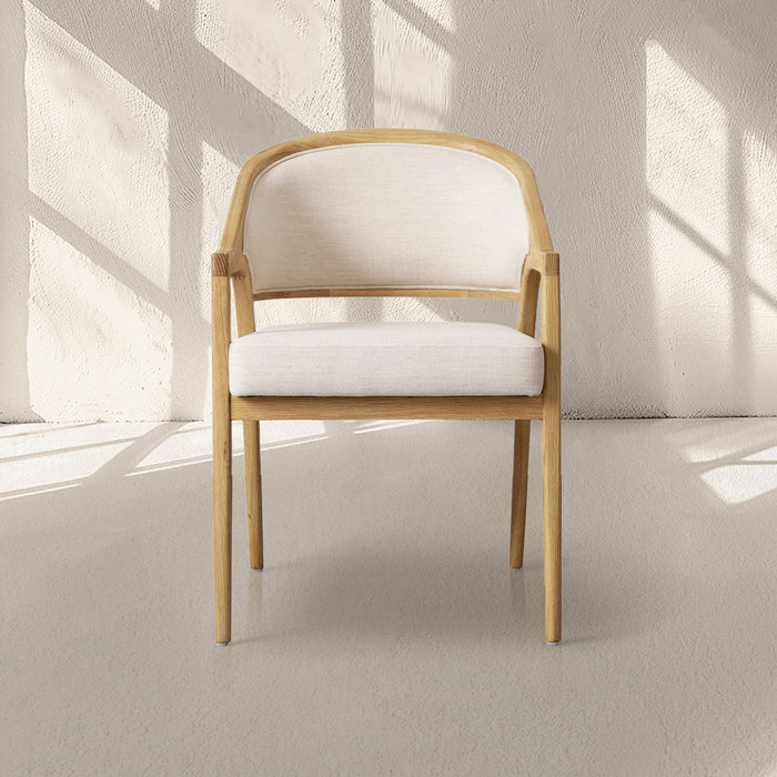 Aimee Upholstered Back Dining Arm Chair