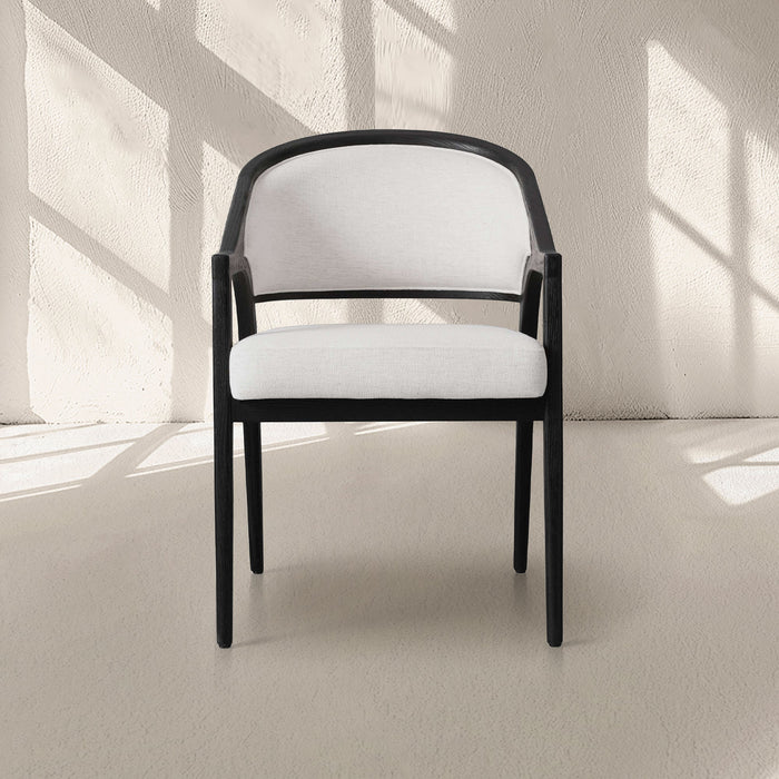 Aimee Upholstered Back Dining Arm Chair