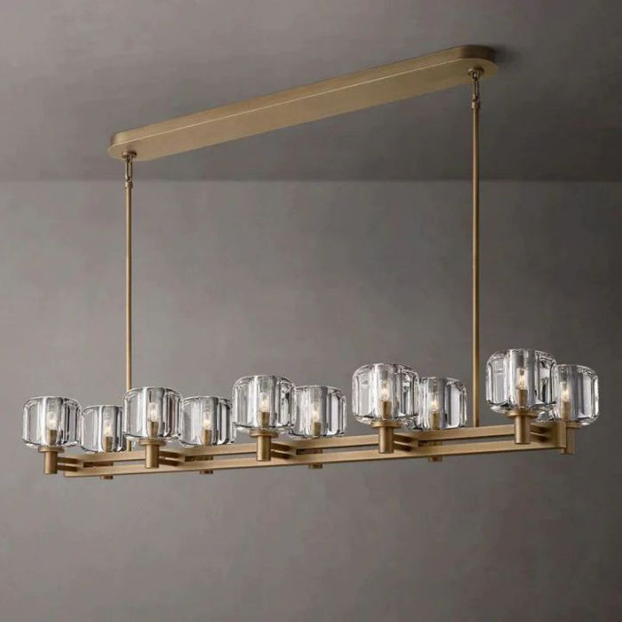 Nora Double Linear Chandelier 54''