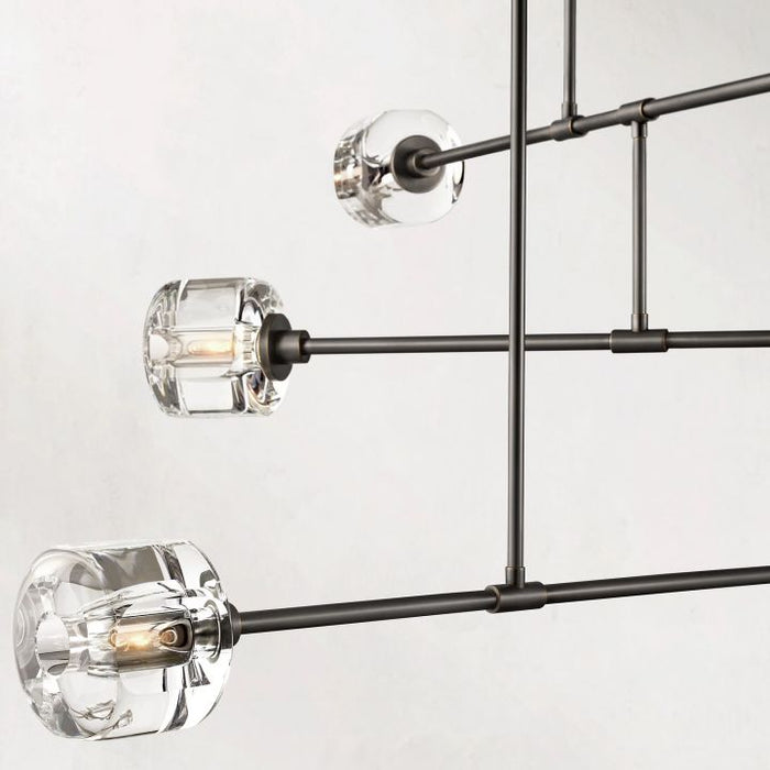 Nora Modern Linear Chandelier 62"