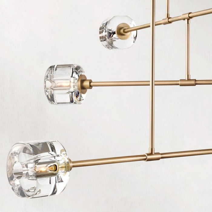 Nora Modern Linear Chandelier 62"