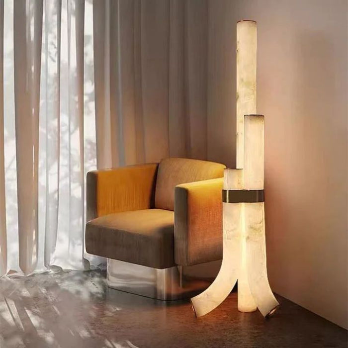 Nova Alabaster Floor Lamp