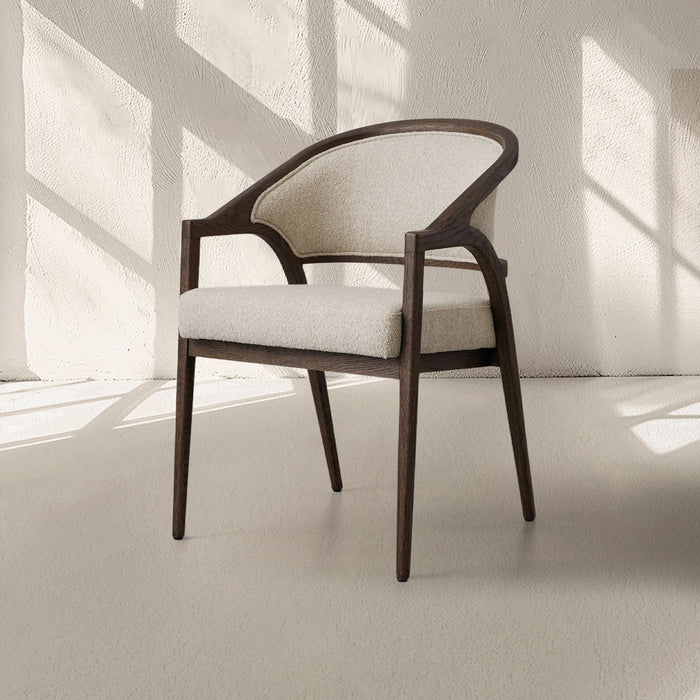 Aimee Upholstered Back Dining Arm Chair