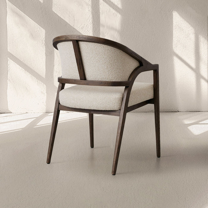 Aimee Upholstered Back Dining Arm Chair