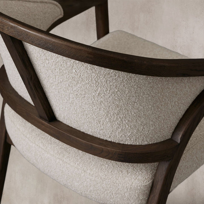 Aimee Upholstered Back Dining Arm Chair