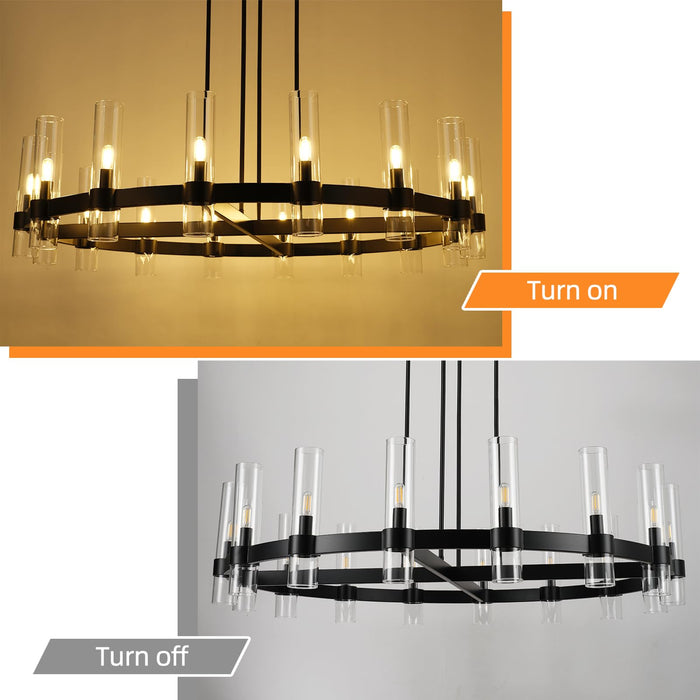 Lavelle Series Modern Fashion Glass Chandelier