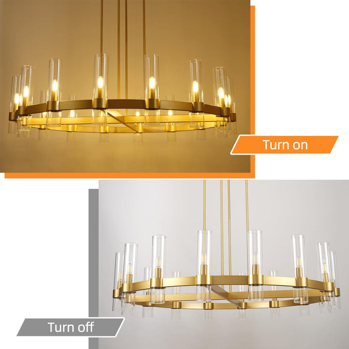 Lavelle Series Modern Fashion Glass Chandelier