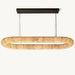 Rivage Lisse Oval Chandelier 57″W