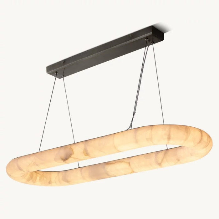 Rivage Lisse Oval Chandelier 57″W