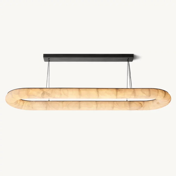 Rivage Lisse Oval Chandelier 74″W