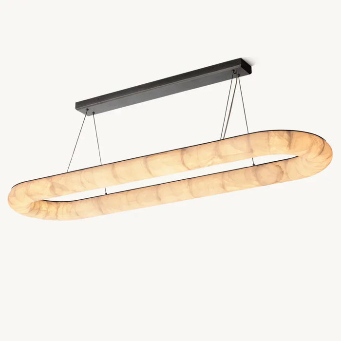 Rivage Lisse Oval Chandelier 74″W