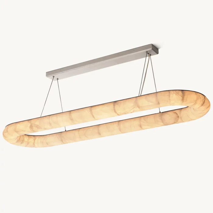 Rivage Lisse Oval Chandelier 74″W