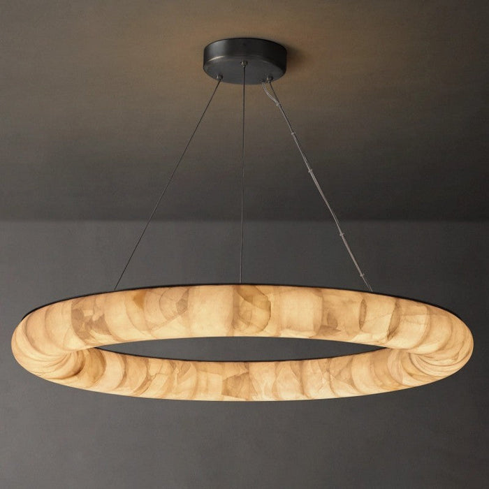 Rivage Lisse Round Chandelier 41″D