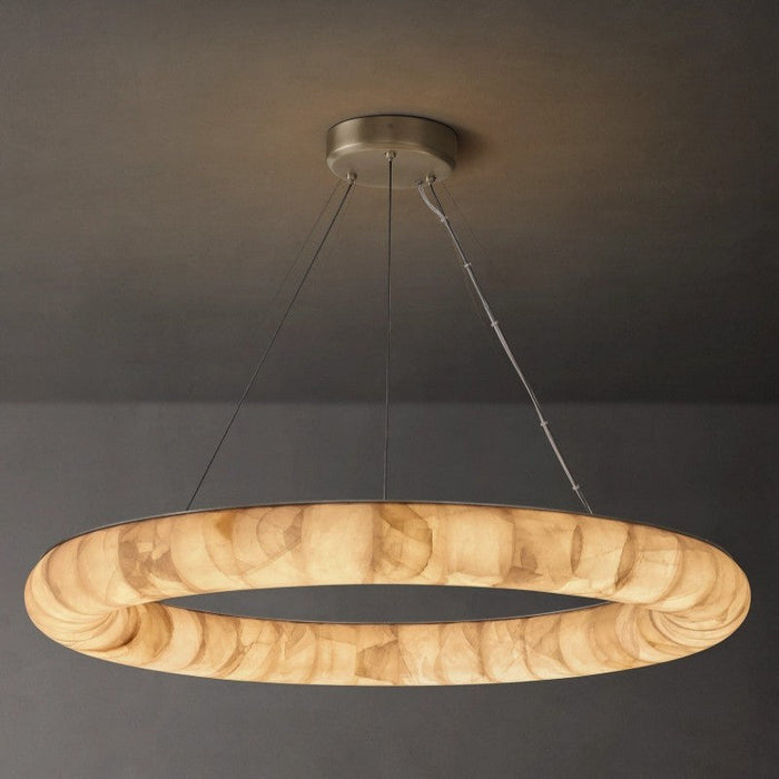 Rivage Lisse Round Chandelier 41″D
