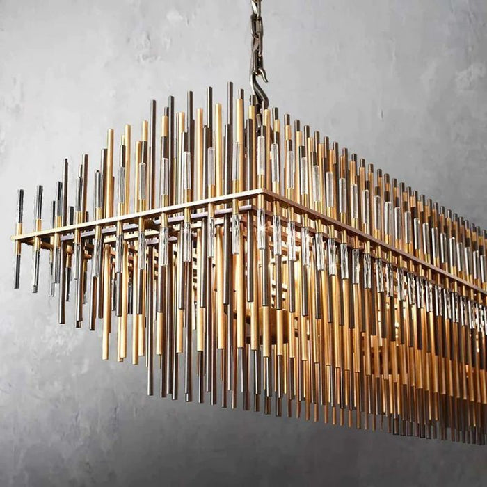 Serein Rectangular Chandelier 54"