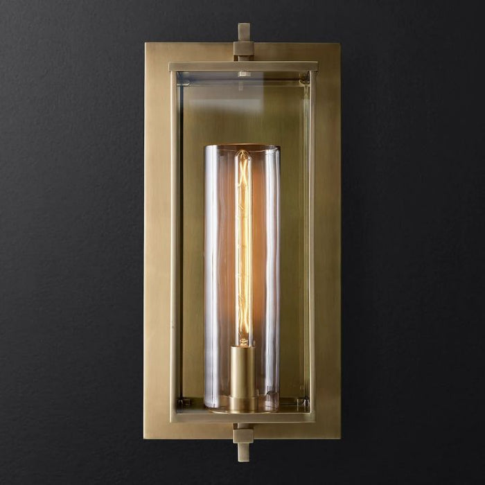 Starry Outdoor Square Grand Wall Sconce