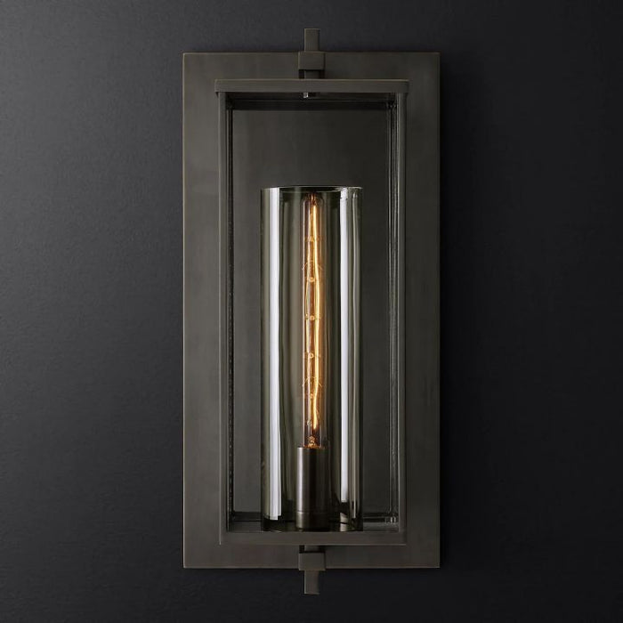 Starry Outdoor Square Grand Wall Sconce