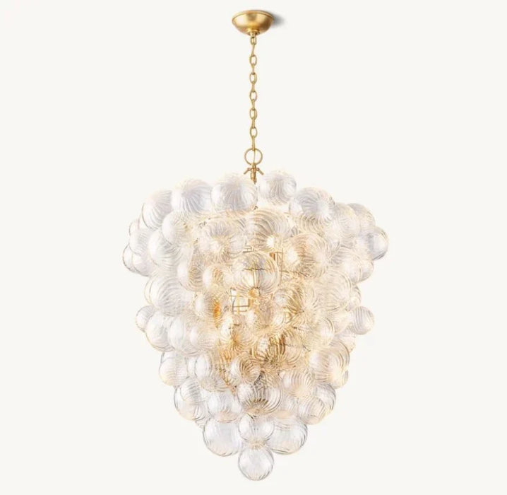 Tara Grape Glass Ball Chandelier