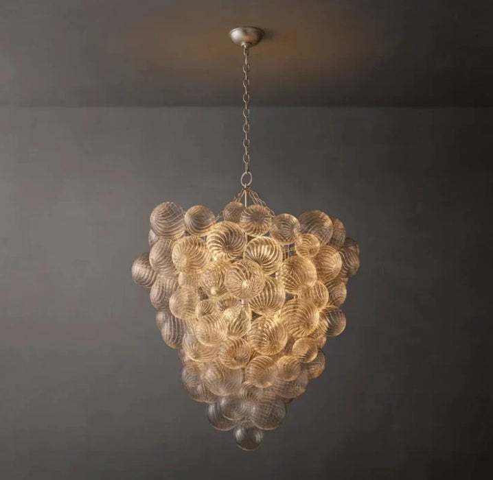 Tara Grape Glass Ball Chandelier