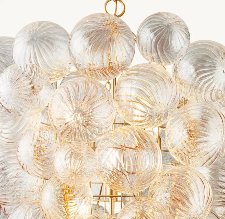 Tara Grape Glass Ball Chandelier