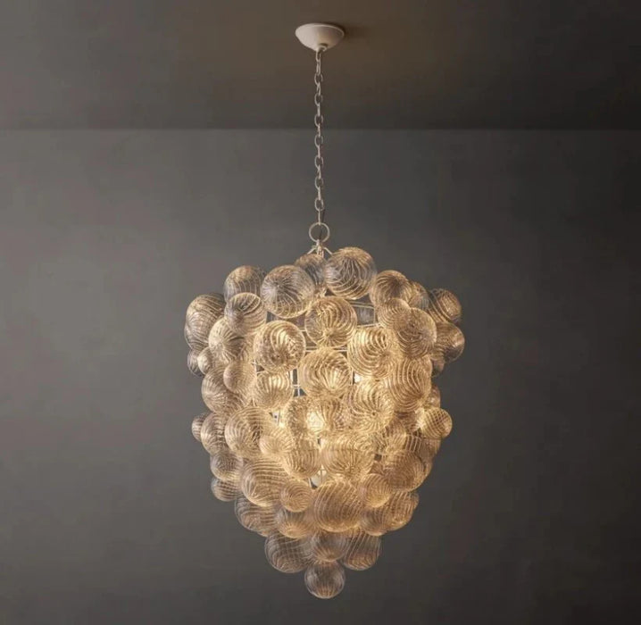 Tara Grape Glass Ball Chandelier