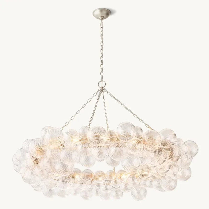 Tara Ring Glass Ball Chandelier 54"