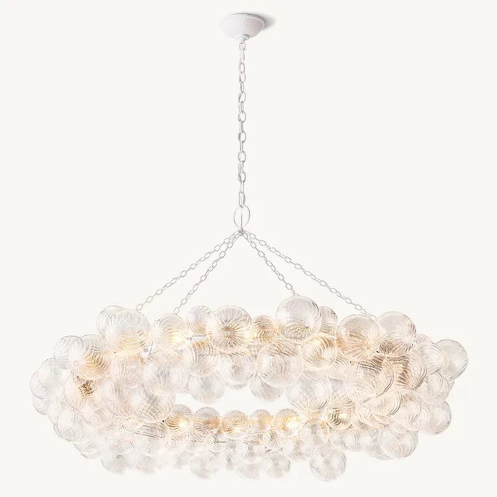 Tara Ring Glass Ball Chandelier 54"