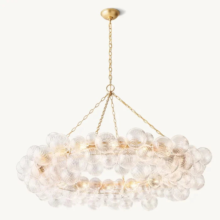 Tara Ring Glass Ball Chandelier 54"