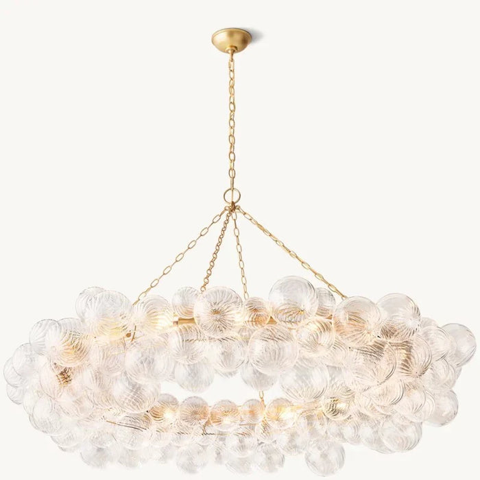 Tara Ring Glass Ball Chandelier 63"