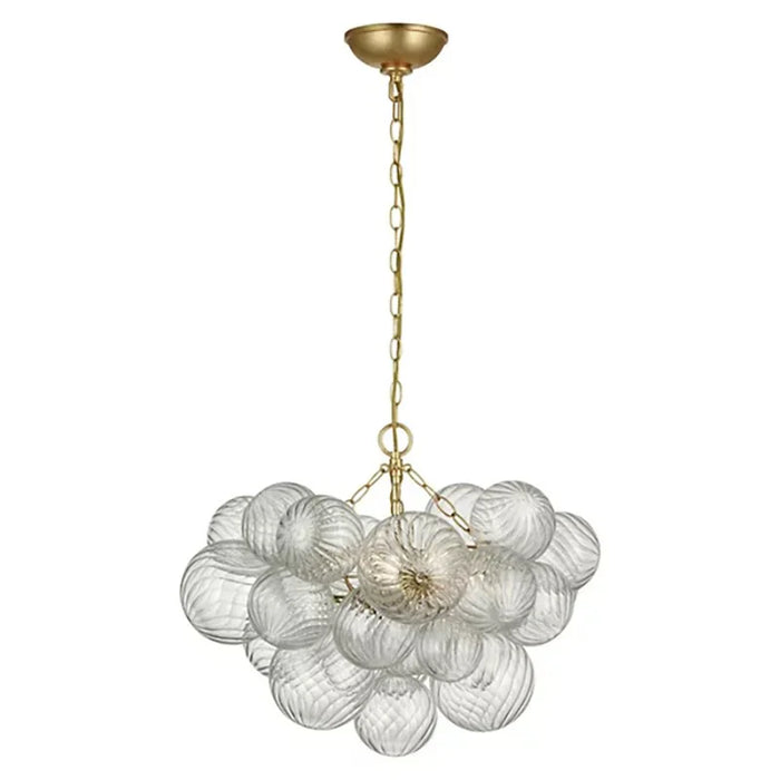 Tara Round Glass Ball Chandelier 24"