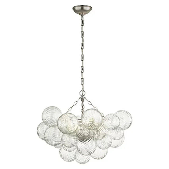 Tara Round Glass Ball Chandelier 24"