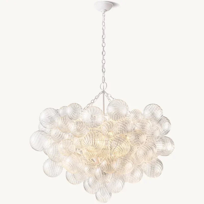 Tara Round Glass Ball Chandelier 38"