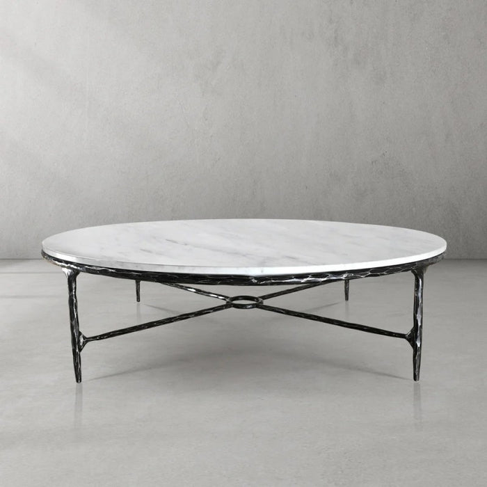 Thaddeus Marble Round Coffee Table 36" 55"