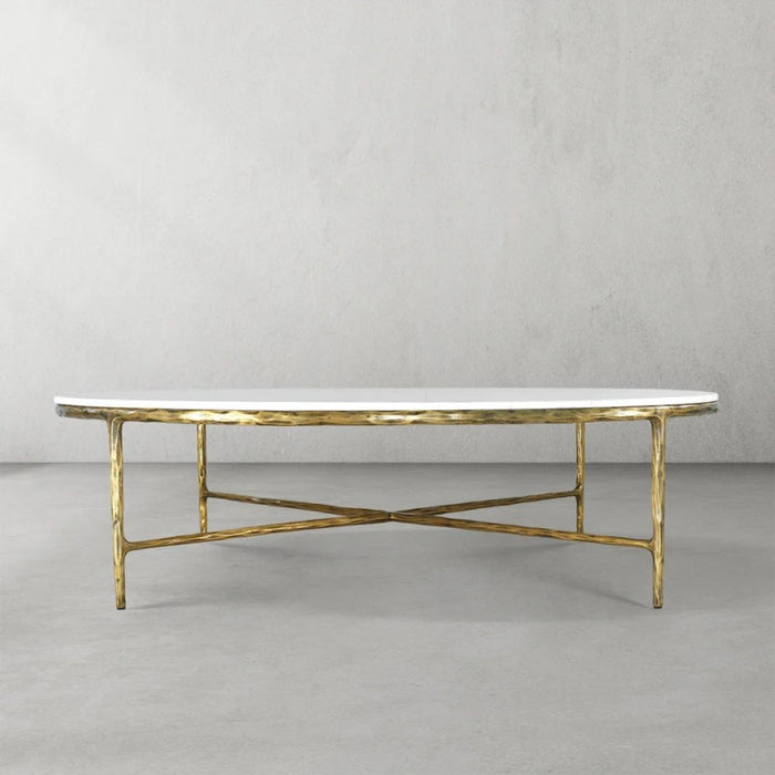 Thaddeus Marble Round Coffee Table 36" 55"