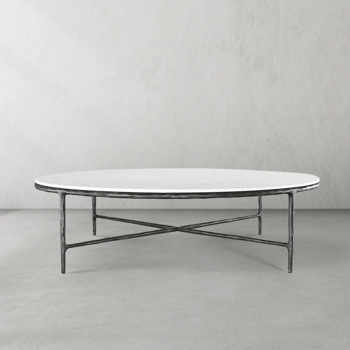 Thaddeus Marble Round Coffee Table 36" 55"