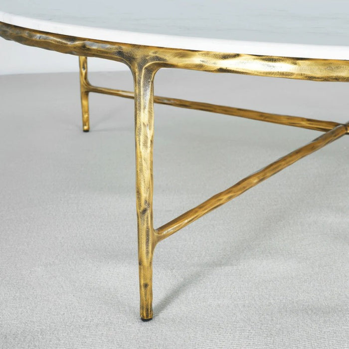 Thaddeus Marble Round Coffee Table 36" 55"