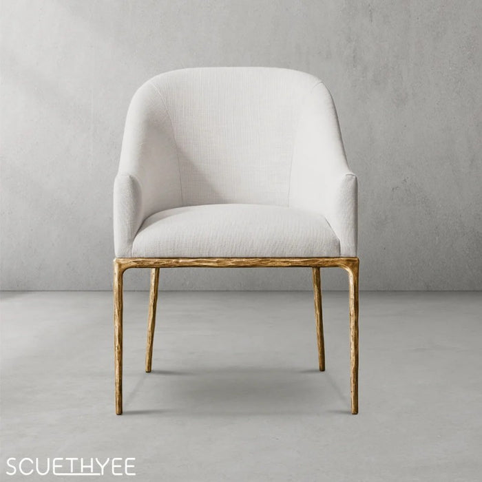 Thaddeus Slope Fabric Dining Armchair