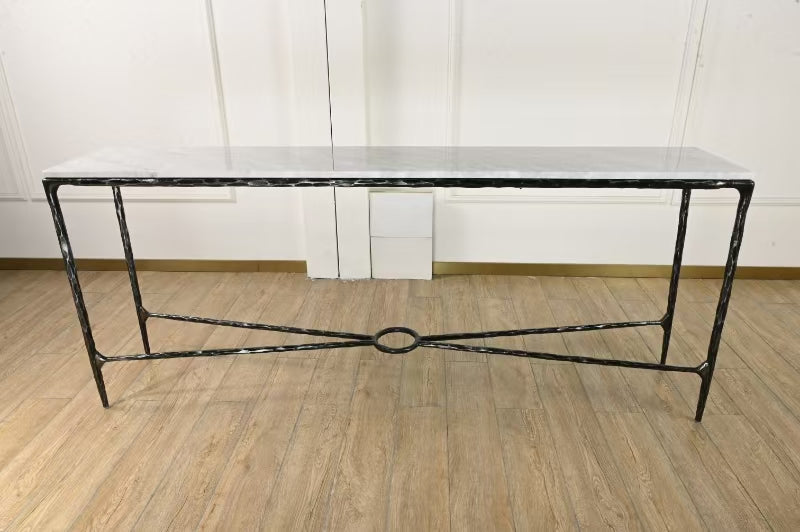 Thaddeus Marble Console Table 60"W