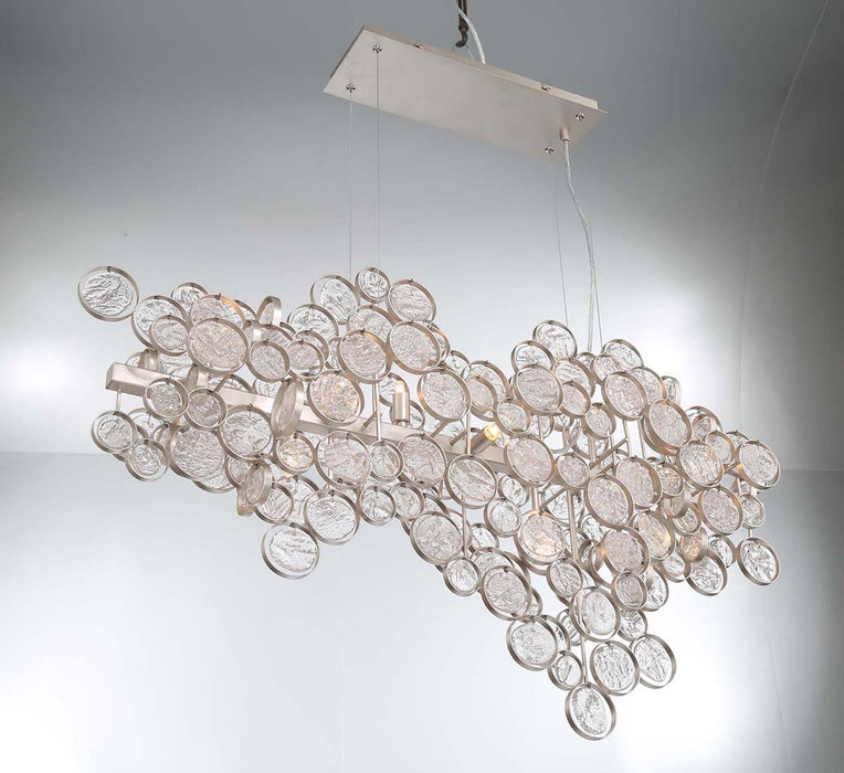 Trento Clustered Glass Linear Suspension