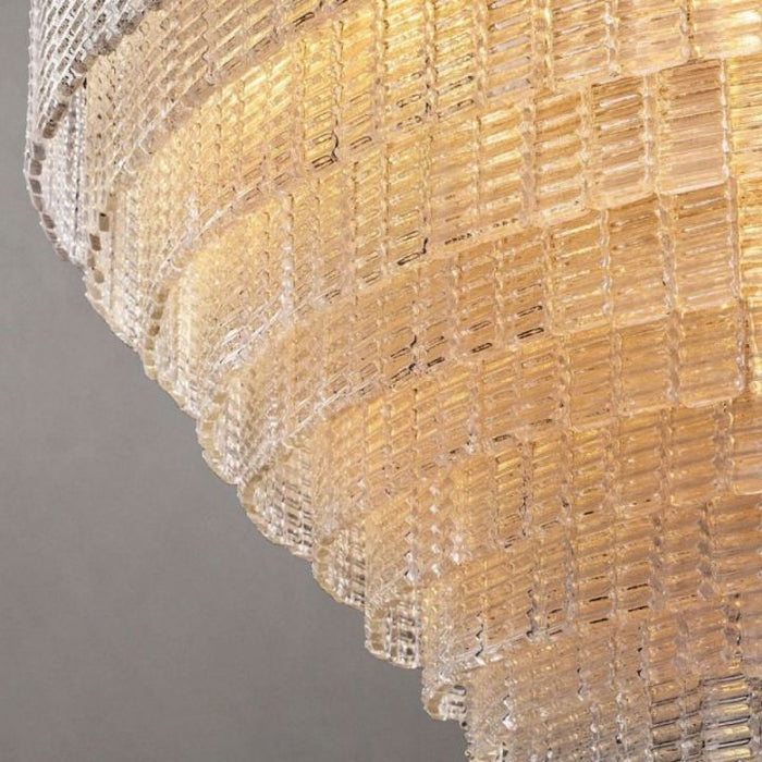 Viraag Clear Round Chandelier 41"