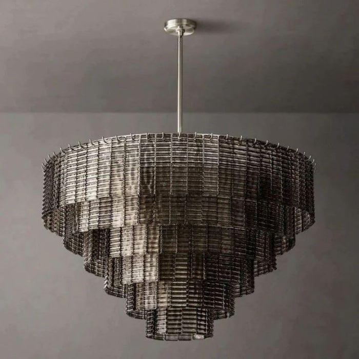 Viraag Smoke Round Chandelier 41"