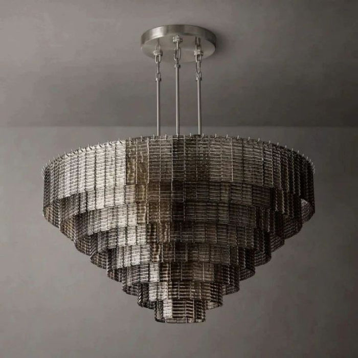 Viraag Smoke Round Chandelier 52"