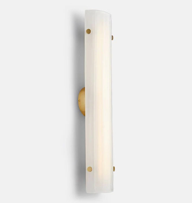 Willamette 28" LED Clear Fluted Glass Wall Sconce