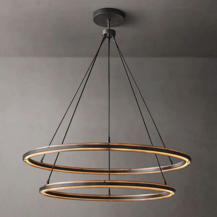 Yeelen 2-Tier Round Chandelier 60"